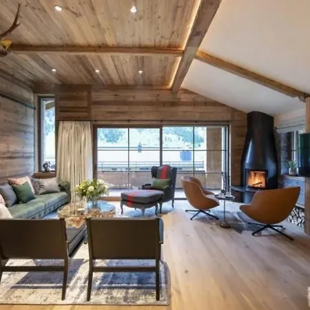 شقة Chalet With Pool, Gym And Sauna لينغريس